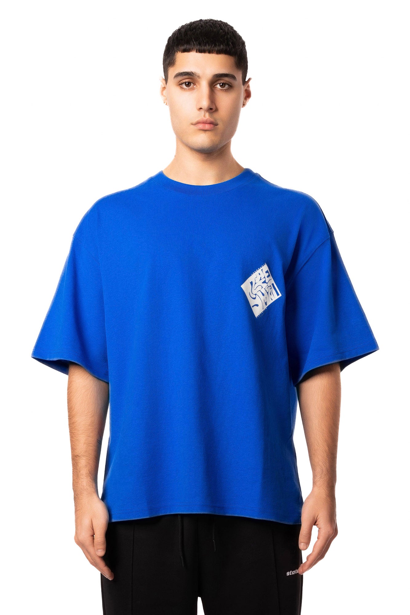 SMUDGE TEE (BLUE)