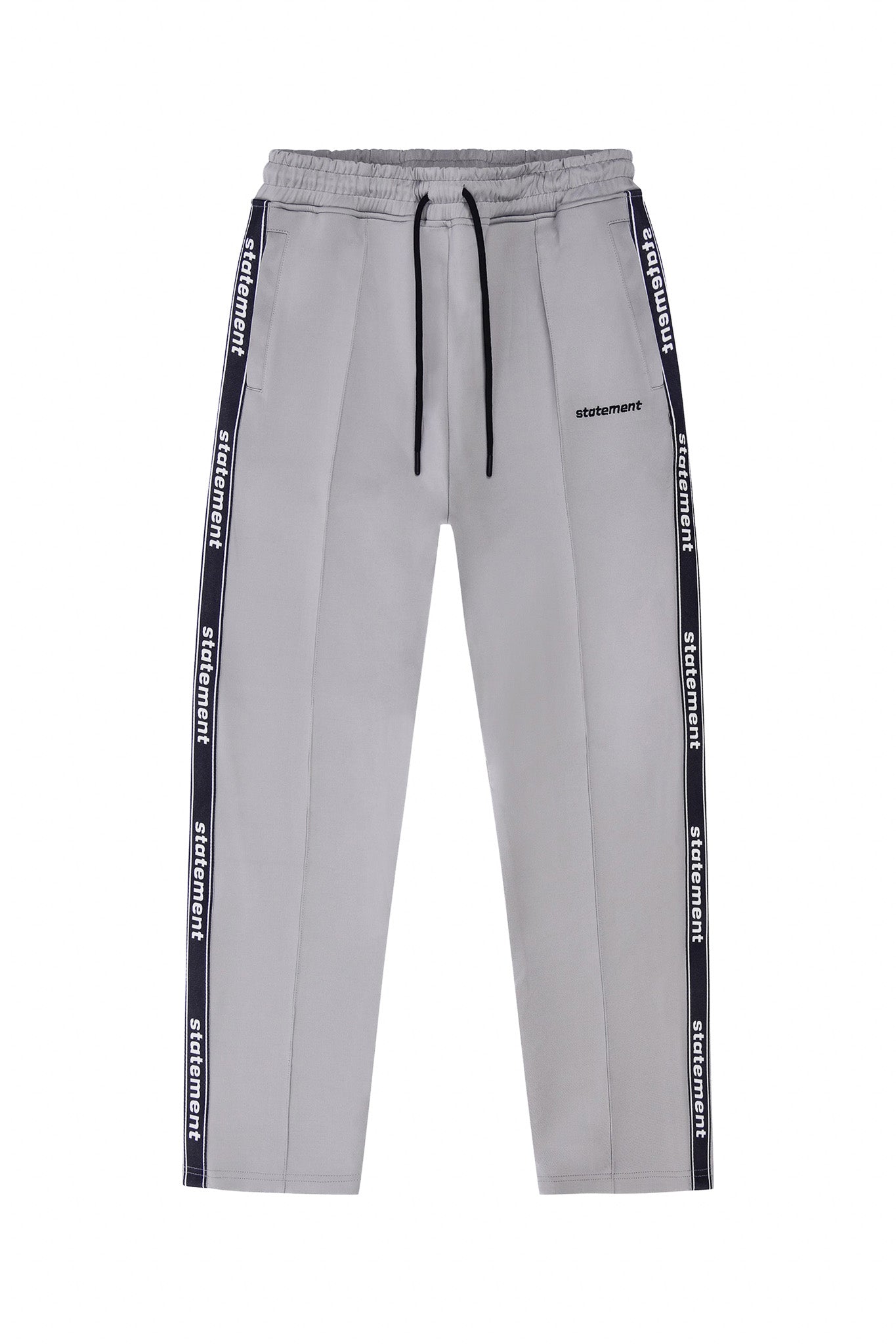 STRIPE WIDE TRACKPANTS (GRAY)